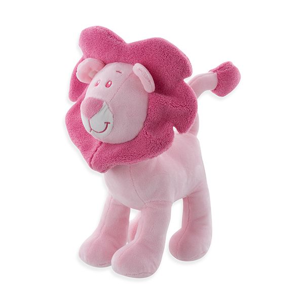 pink stuffed lion