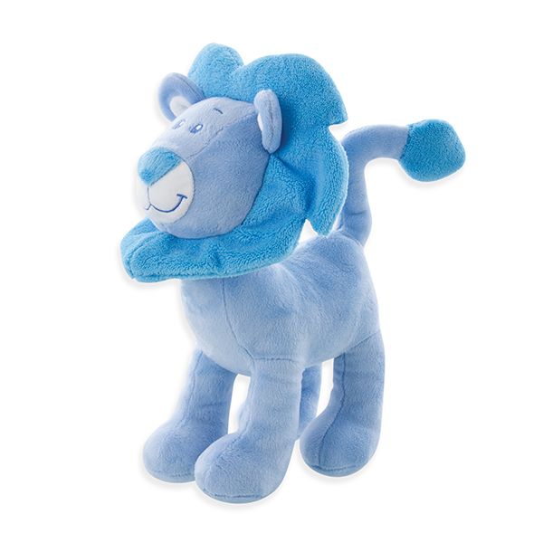 blue stuffed lion