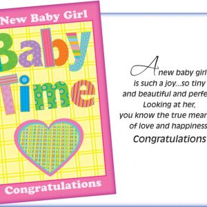 Baby Time A New Baby Girl