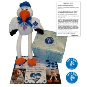 Boys Plush Stork Package